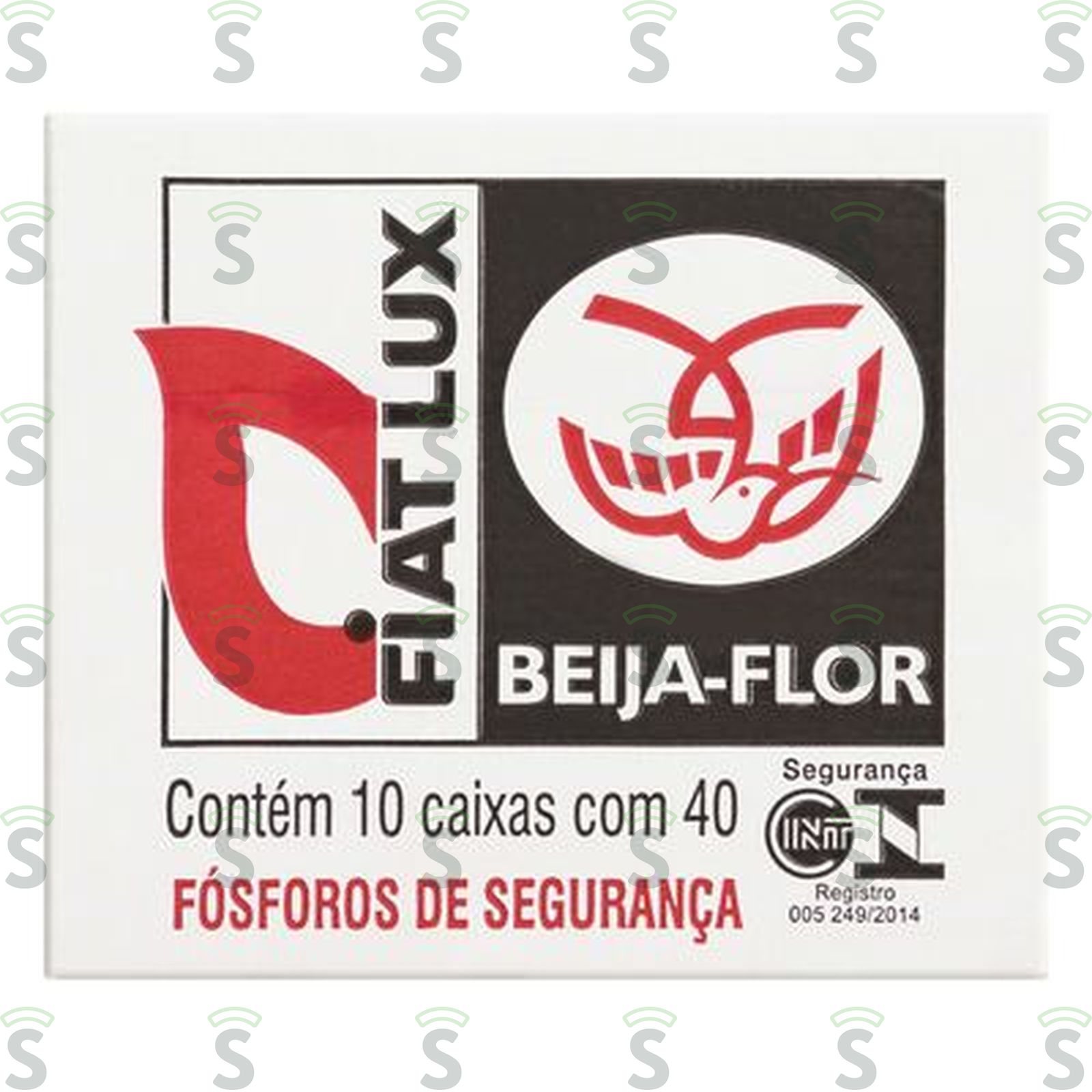 Fosforo Fiat Lux Beija Flor Embalagem 10UN