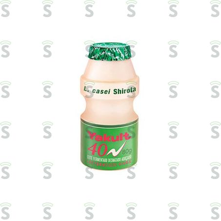  Leite Desnatado Fermentado Yakult 40 Embalagem 80g