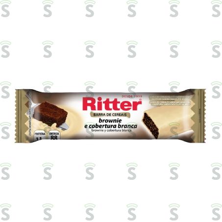  Ritter-cereal Brownie Cobertu Branca 20g