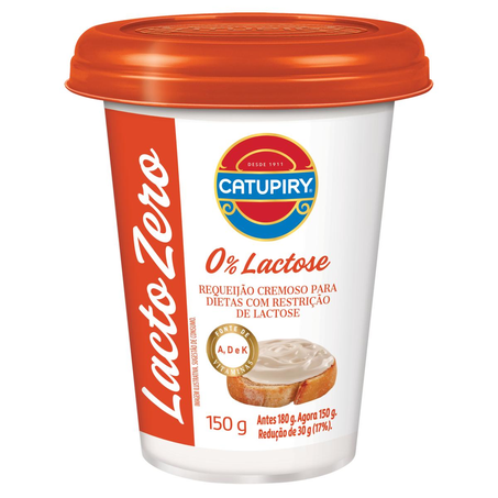 Requeijão Catupiry 150g - Zero Lactose