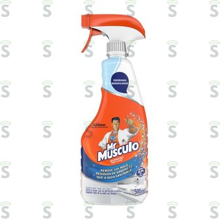  Limpador Mr Músculo Banheiro Sem Cloro 500ml