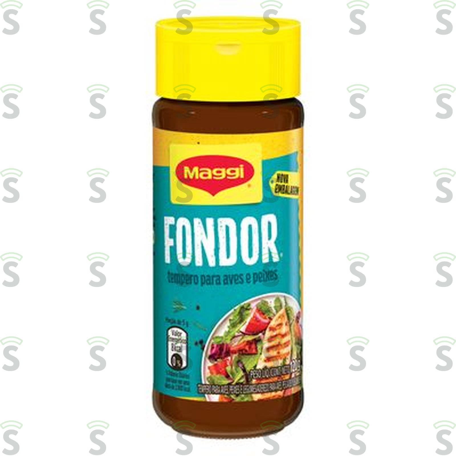 Tempero Pó para Aves e Peixes Maggi Fondor Frasco 120gr