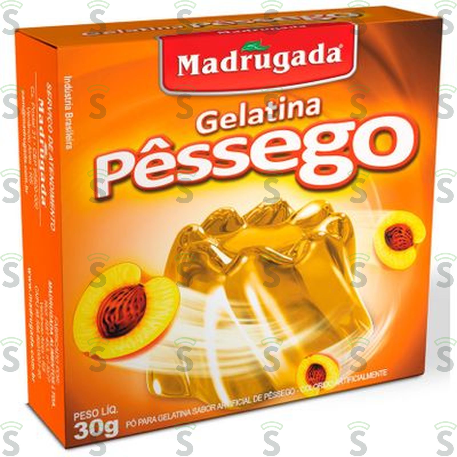 Gelatina Madrugada Pessego 30G