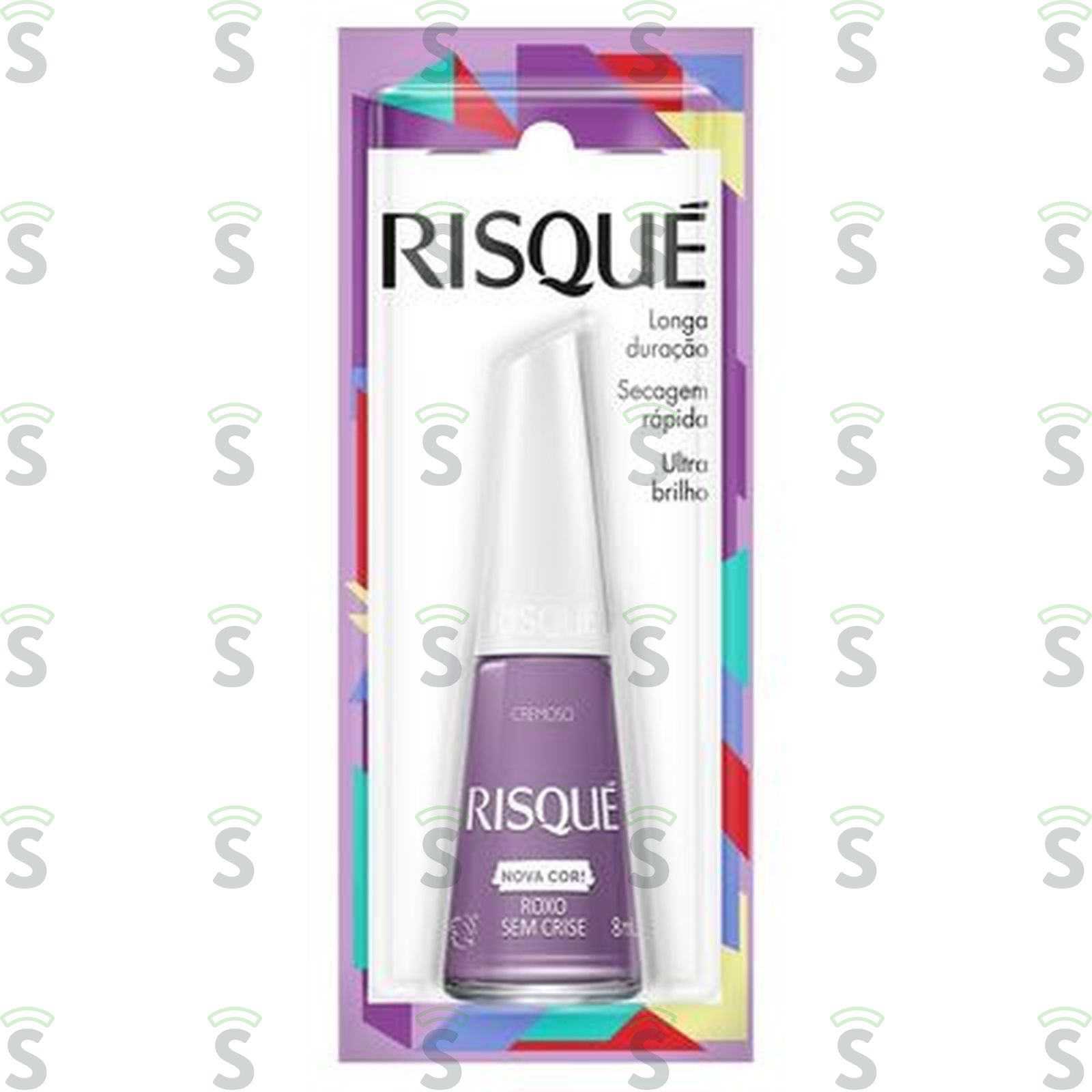 Risque-esmalte 8ml roxo sem crise