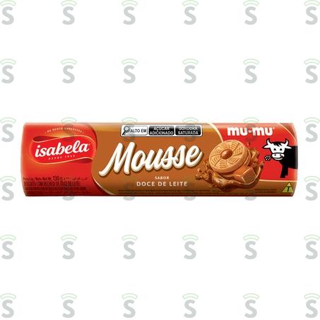  Biscoito Doce de Leite Isabela Mousse Pacote 130g
