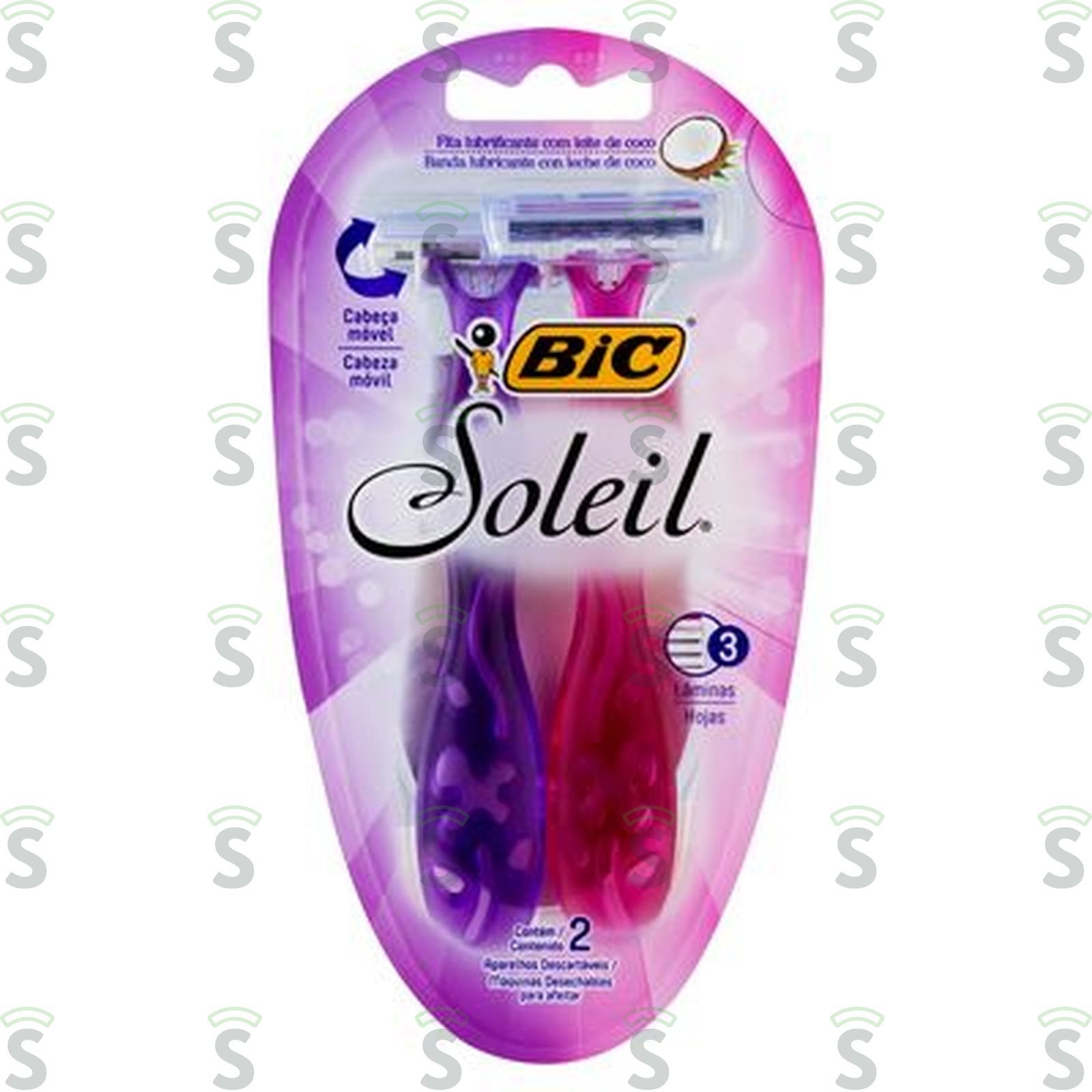 Aparelho Descartável Para Barbear Bic Soleil 2 Unidades