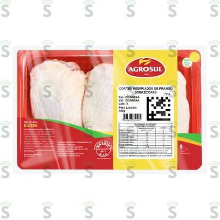  Sobrecoxa Agrosul 700gr