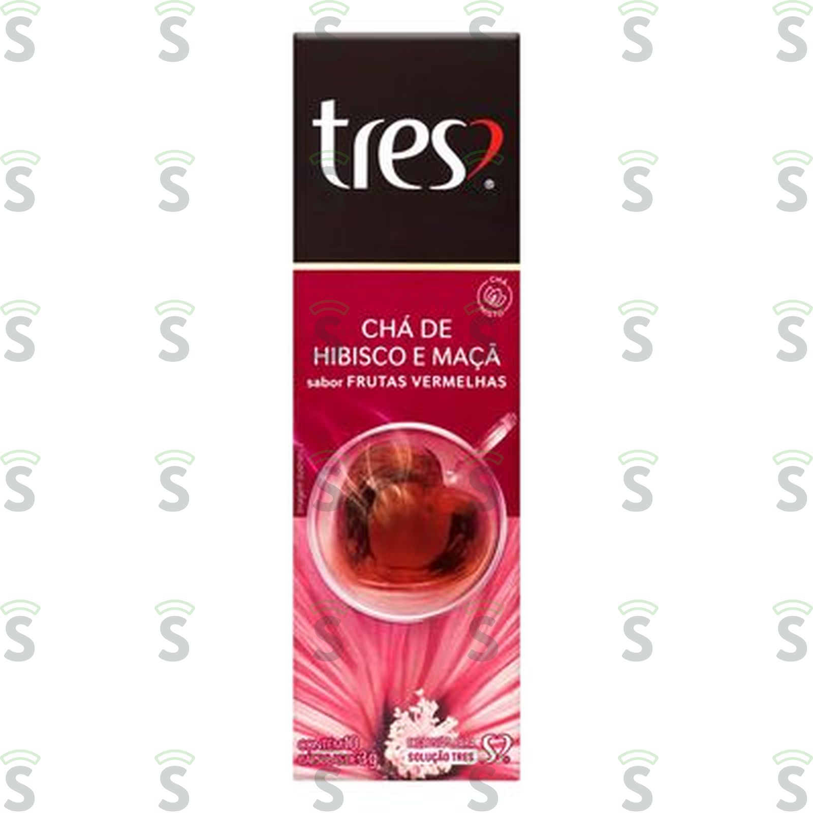 Chá Cápsula Três Expresso Hibisco E Maça 10UN