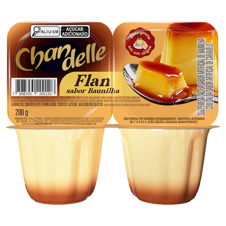 Sobremesa Chandelle Nestlé 200g - Flan - Caramelo