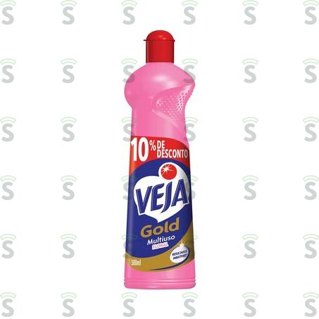  Limpador Multiuso Floral Veja Gold  Squeeze 500ml