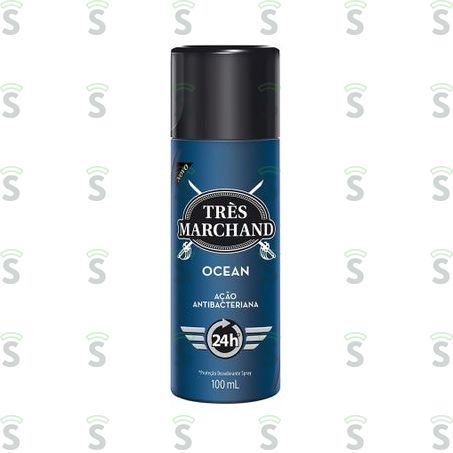  Desodorante Três Marchand Ocean 100ml