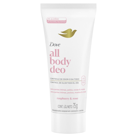 Creme Desodorante Dove 75g - All Bbody - Feminino - Rose