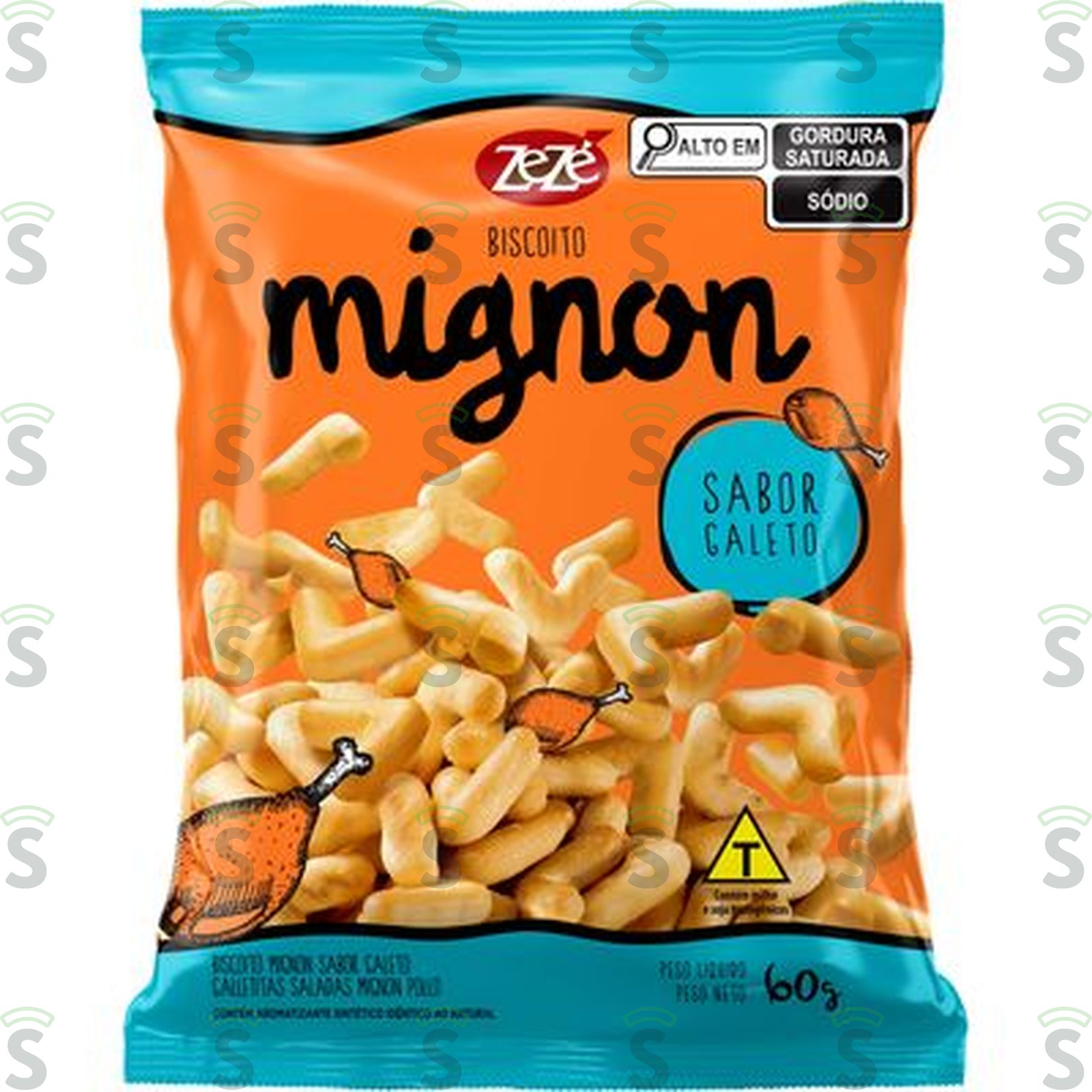 Zeze-biscoito mignon 60g galeto