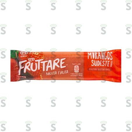  Sorvete Fruttare Muita Fruta Morango. 81g