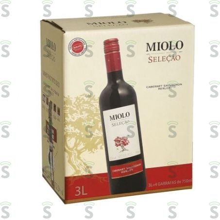  Vinho Seleção Cab/merlot Miolo Bag 3lt