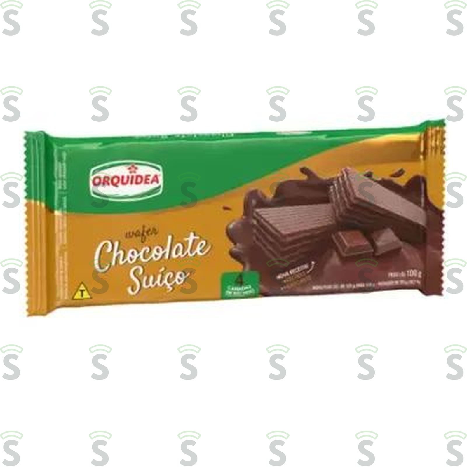 Orquidea-wafer 100g chocolate suico
