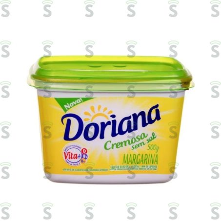  Margarina Doriana Extra Cremosa Sem Sal Pote 500g