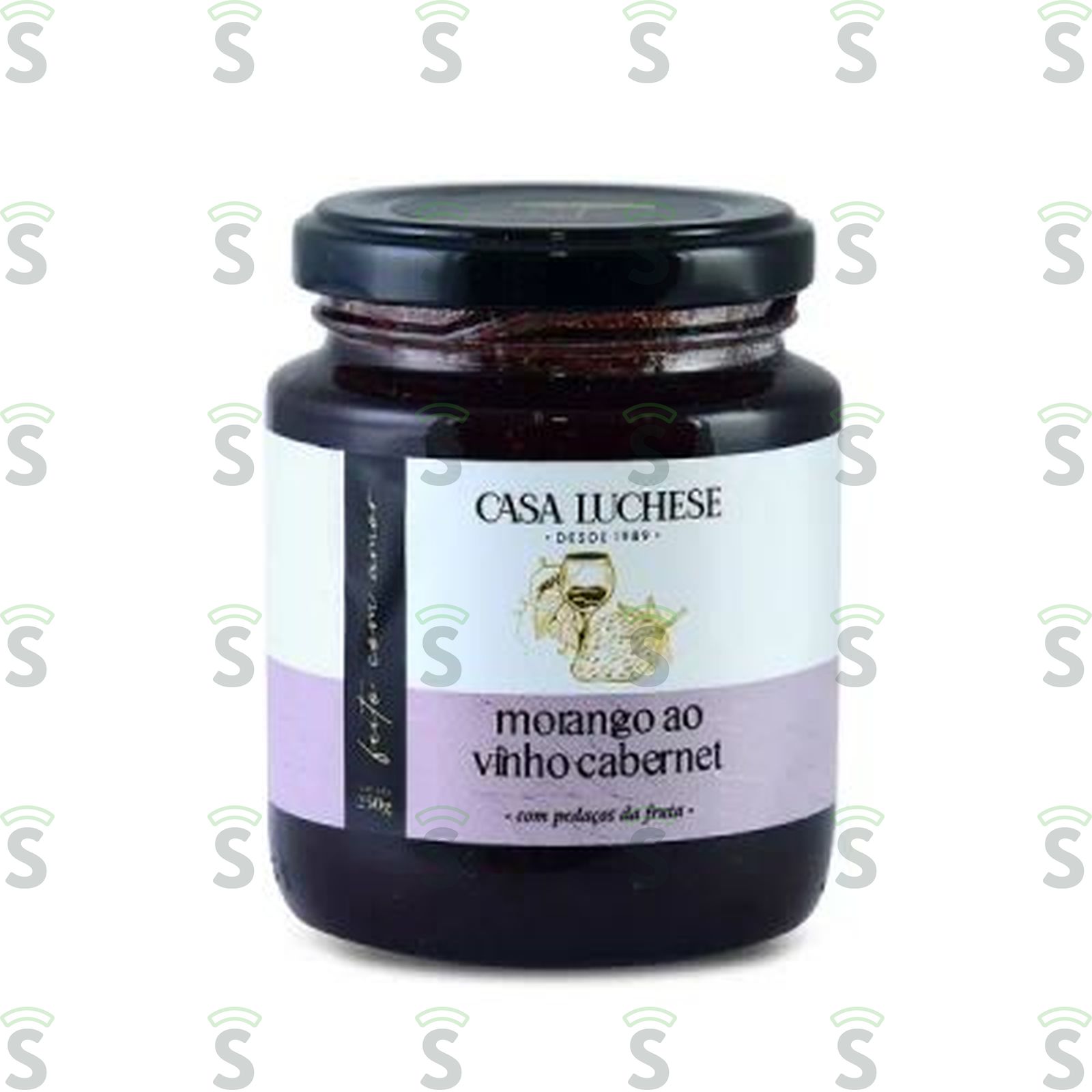 Casa luchese-doce 260g morango vinho cabernet