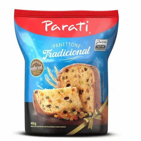 Panettone Parati Tradicional Pacote 400gr