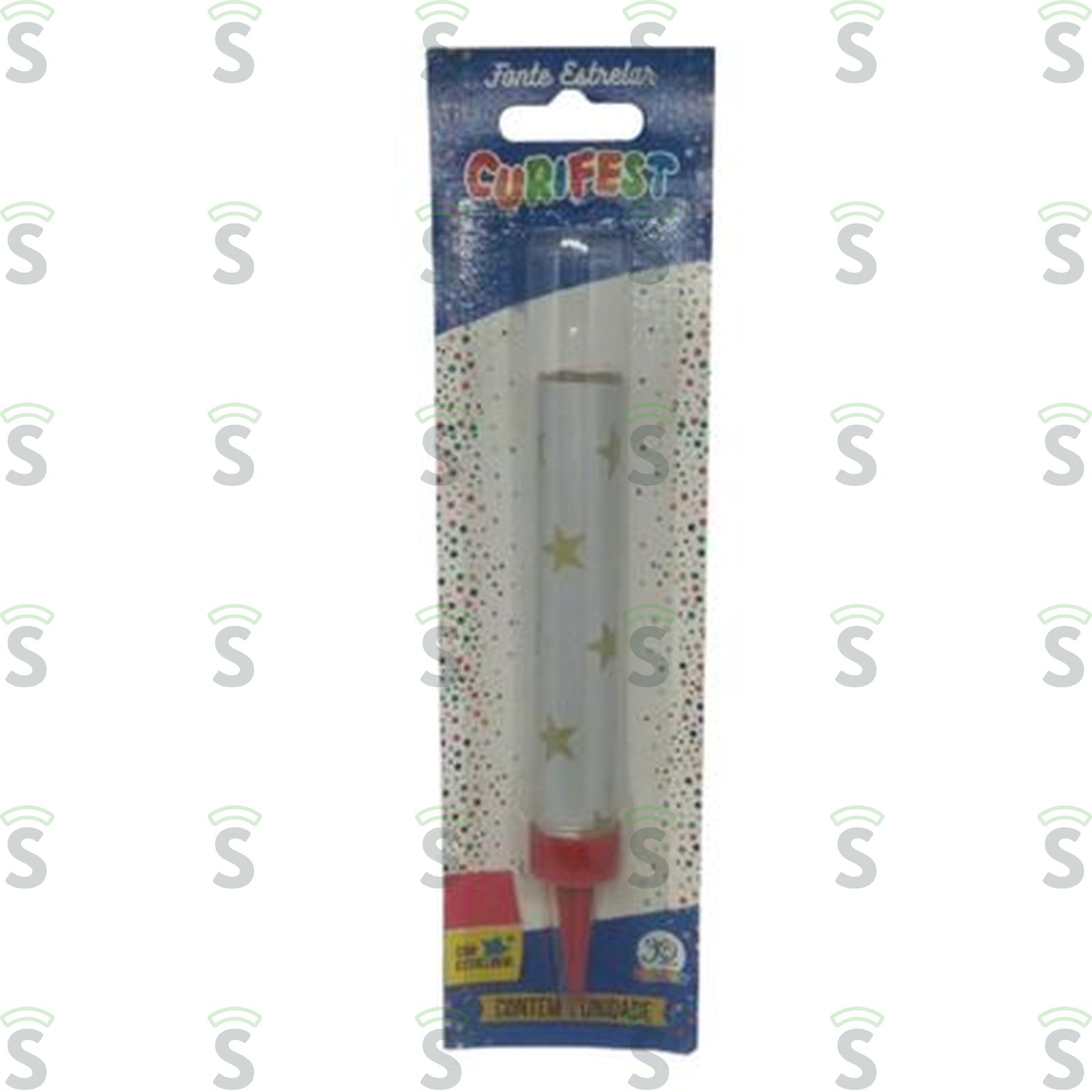 Vela Estrelar Fonte Tubo Prata