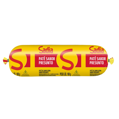 Patê Sadia 100g - Presunto