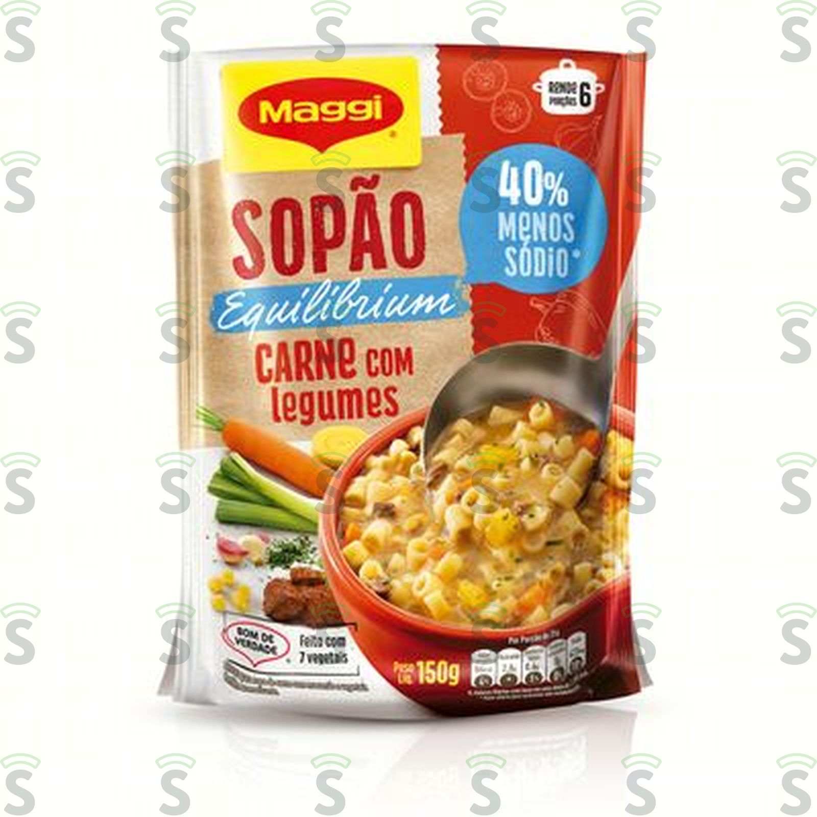 Sopão Maggi Equilibrium Carne com Legumes 150G