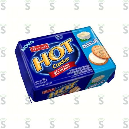  Biscoito Salgado Parati Hot Cracker Requeijão 150g