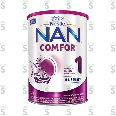  Fórmula Infantil Para Lactentes Nestlé Nan 0 a 6 Meses Comfor Lata 1.2kg