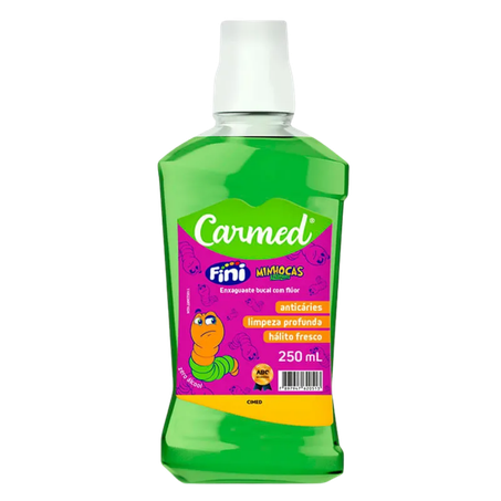 Enxaguante Bucal Carmed Fini Minhocas 250ml 
 