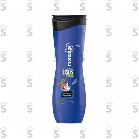  Shampoo Monange Lisos Brilhantes Vinagre de Maçã e Alecrim Frasco 325ml
