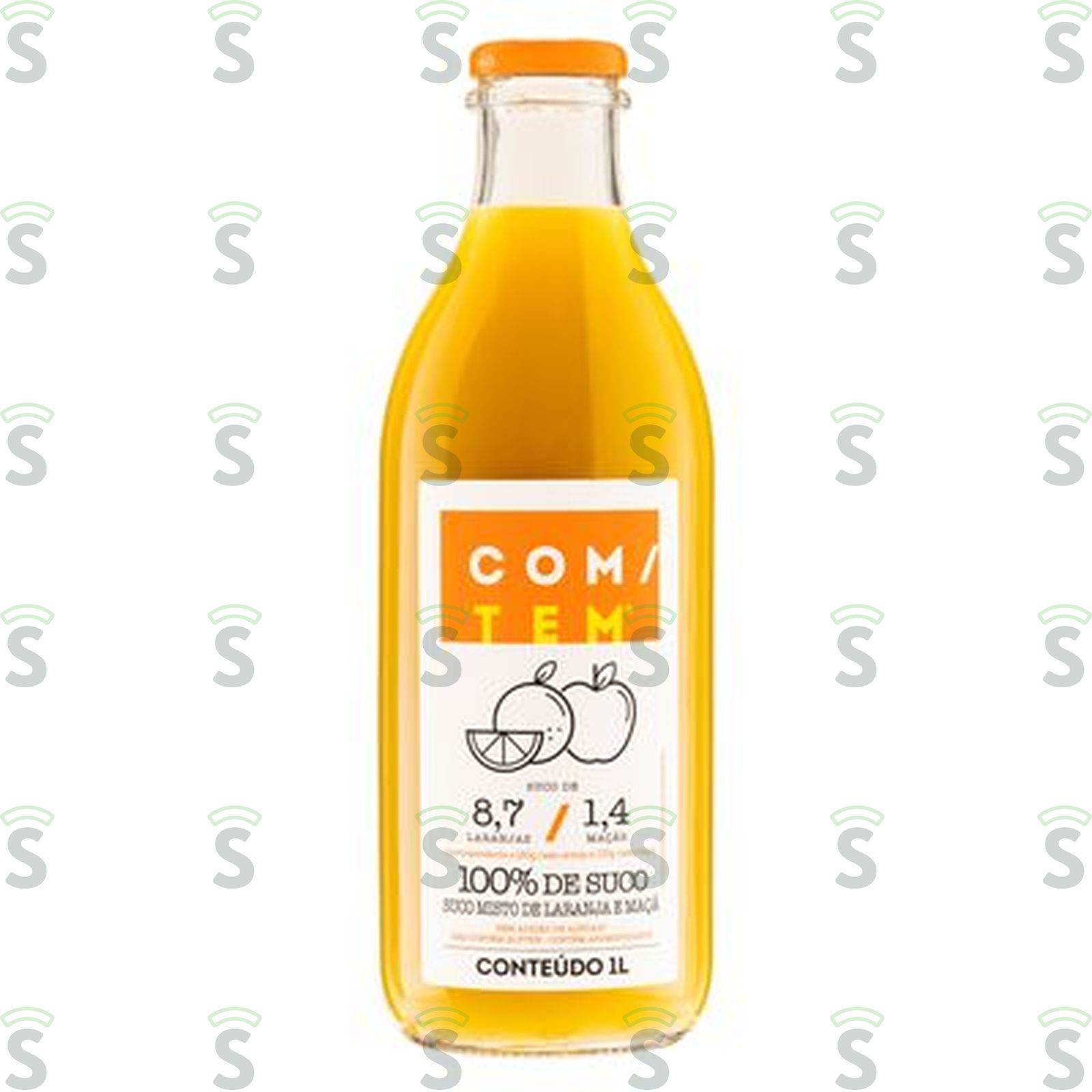 Com/tem-suco 1l laranja maca