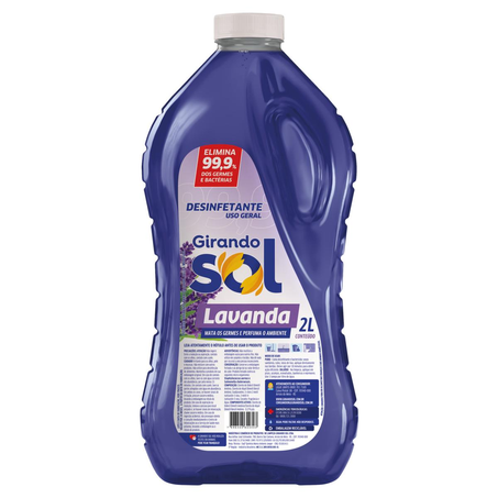 Desinfetante Girando Sol 2 Litros - Lavanda