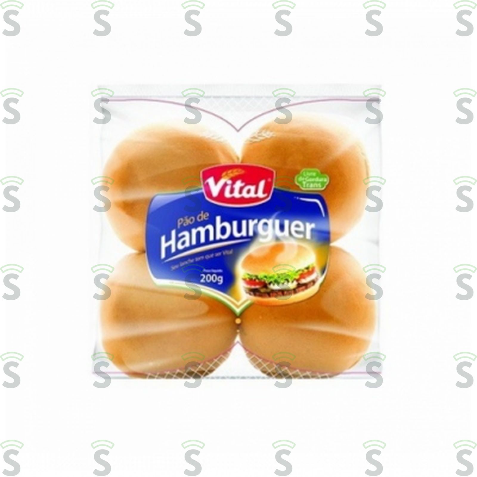Pao Vital Hamburguer C/ Gergelim 200G