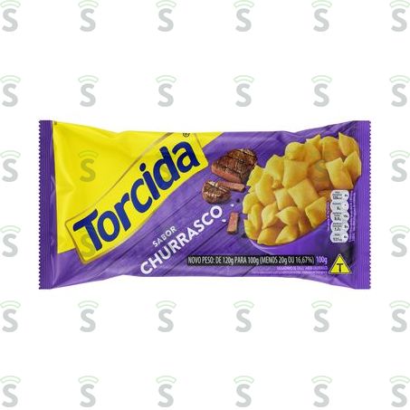  Torcida- Salgadinho 100g Churrasco