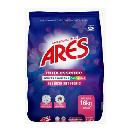 Lava Roupas Pó Ares Max Essense 1,6kg