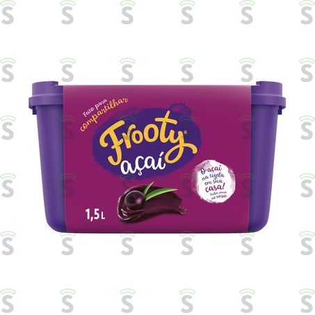  Açaí Congelado Frooty Originalitro 1.5lt