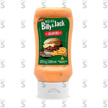  Molho Billy Jack 200gr Jalapeno