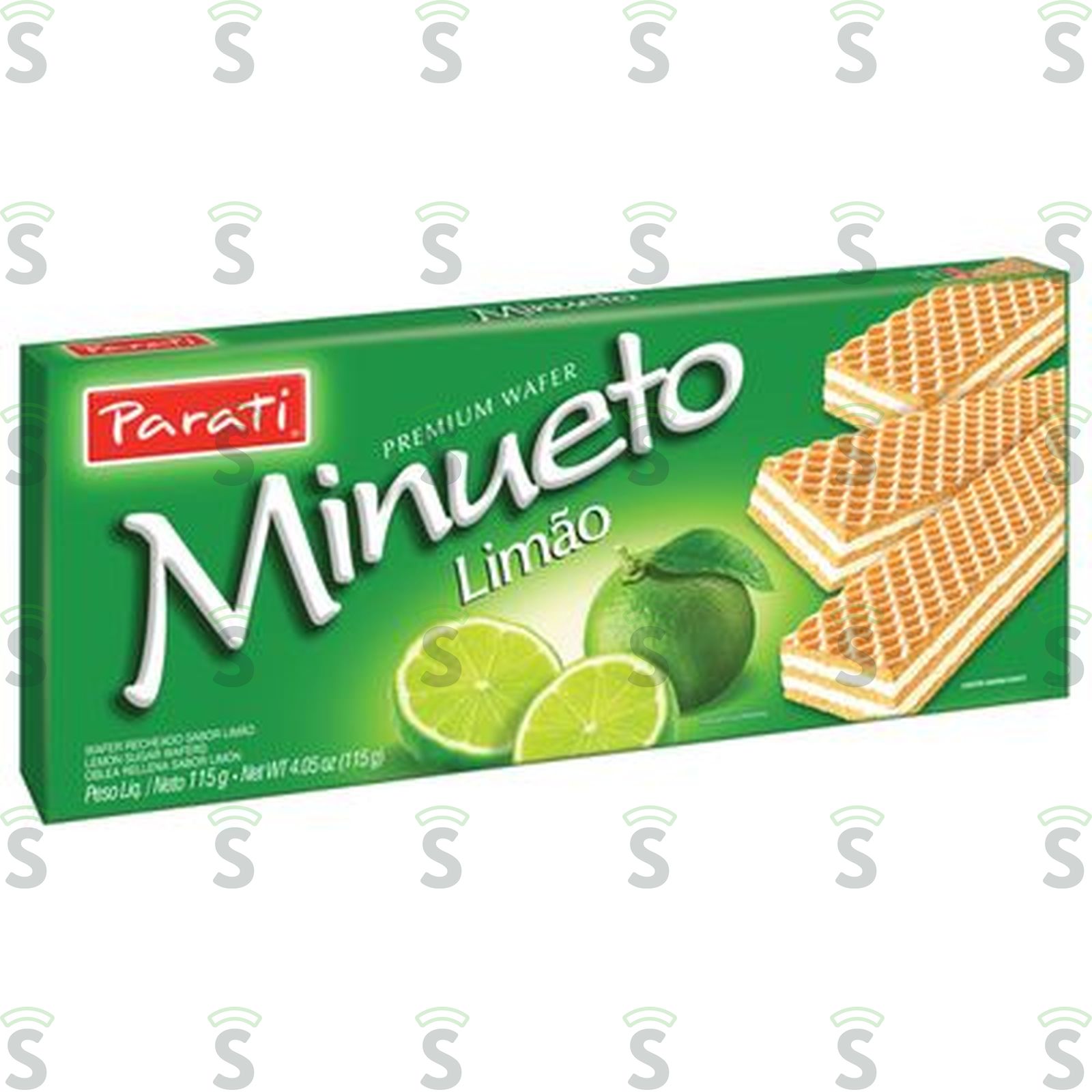 Biscoito Wafer Parati Minueto Limão Pacote 115G