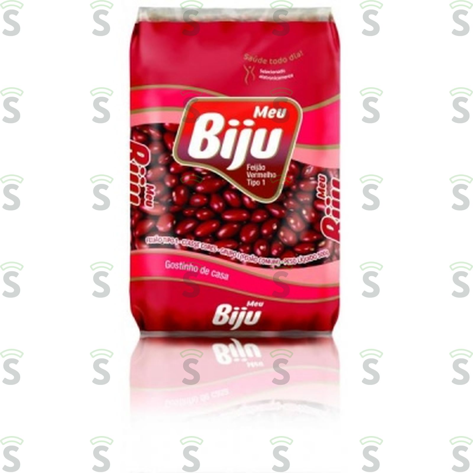 Feijão Vermelho Meu Biju Tipo 1 Pacote 500G
