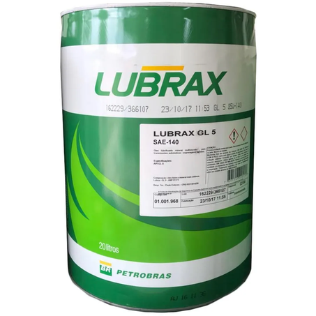  120335 - Lubrax Oleo 140 Gl5 20l