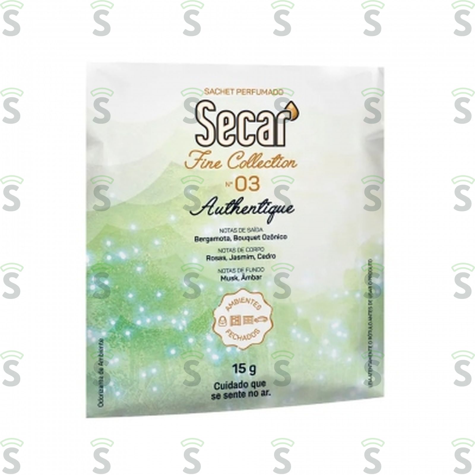 Aromatizante Secar Fine Collection Authent Sachê 15G
