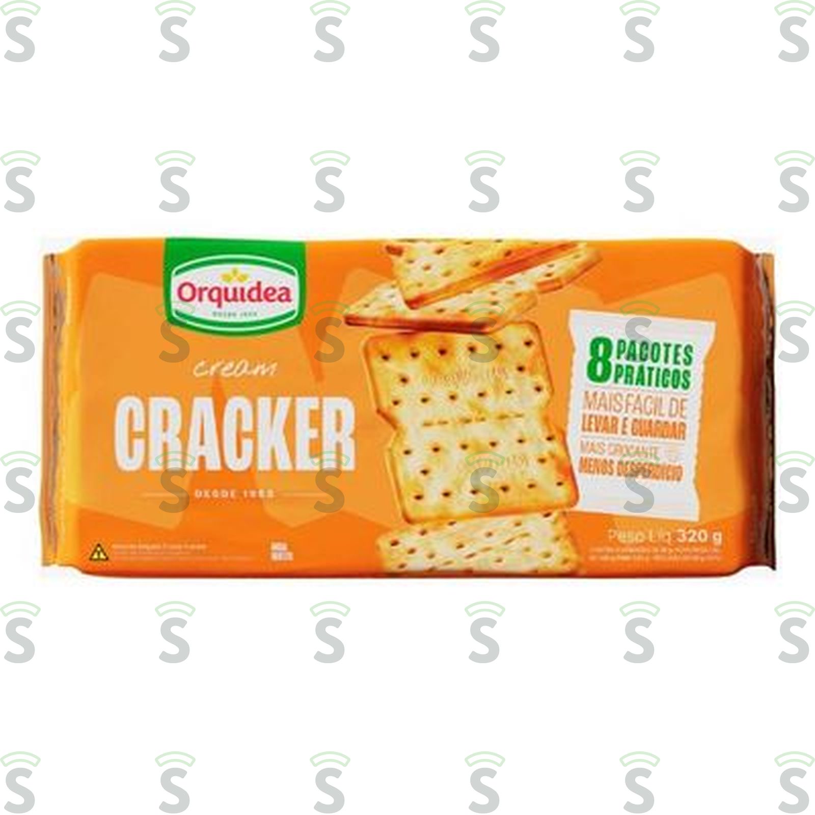 Orquidea-biscoito 320g cream cracker