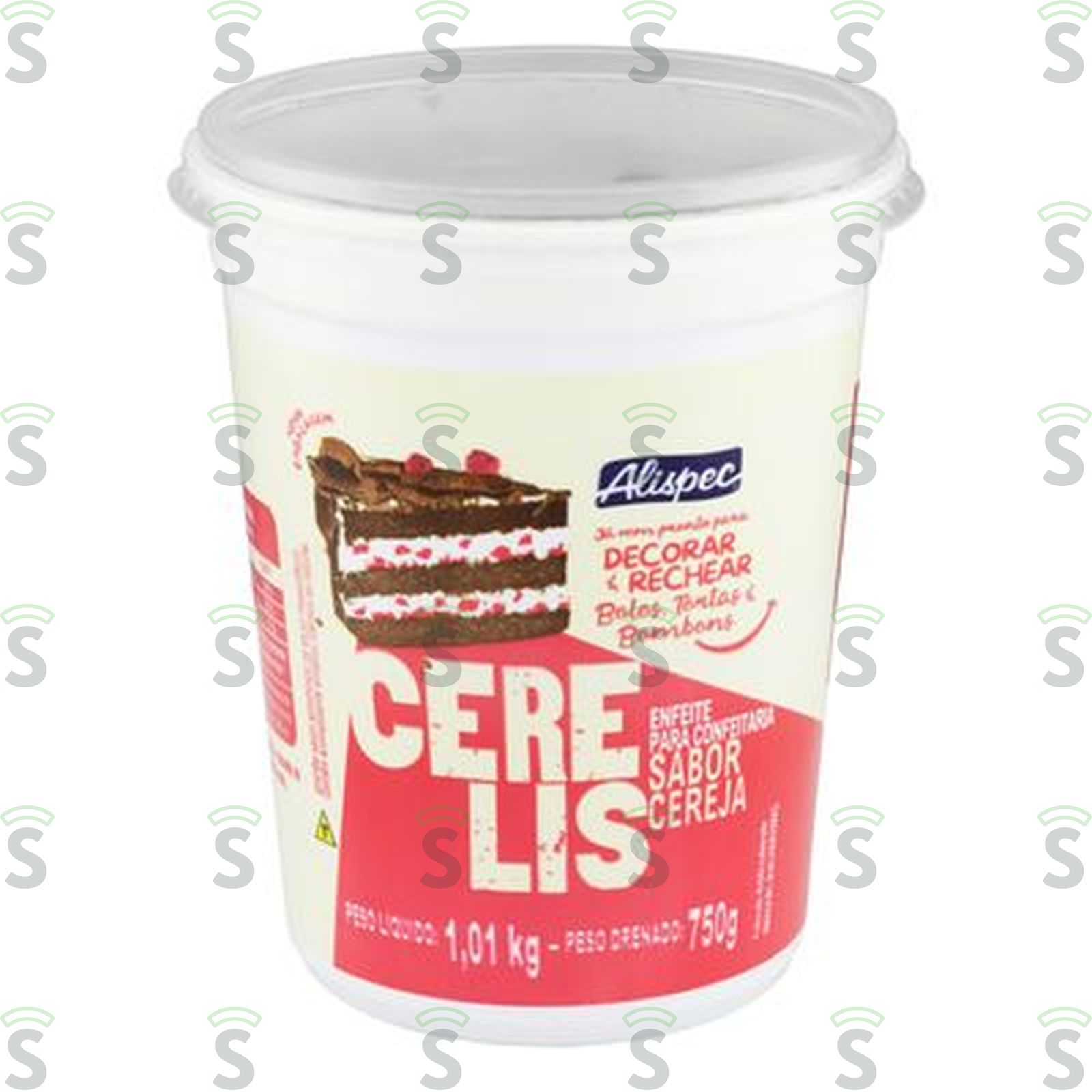 Enfeite Para Confeitaria Cereja Alispec Cerelis Pote 750G