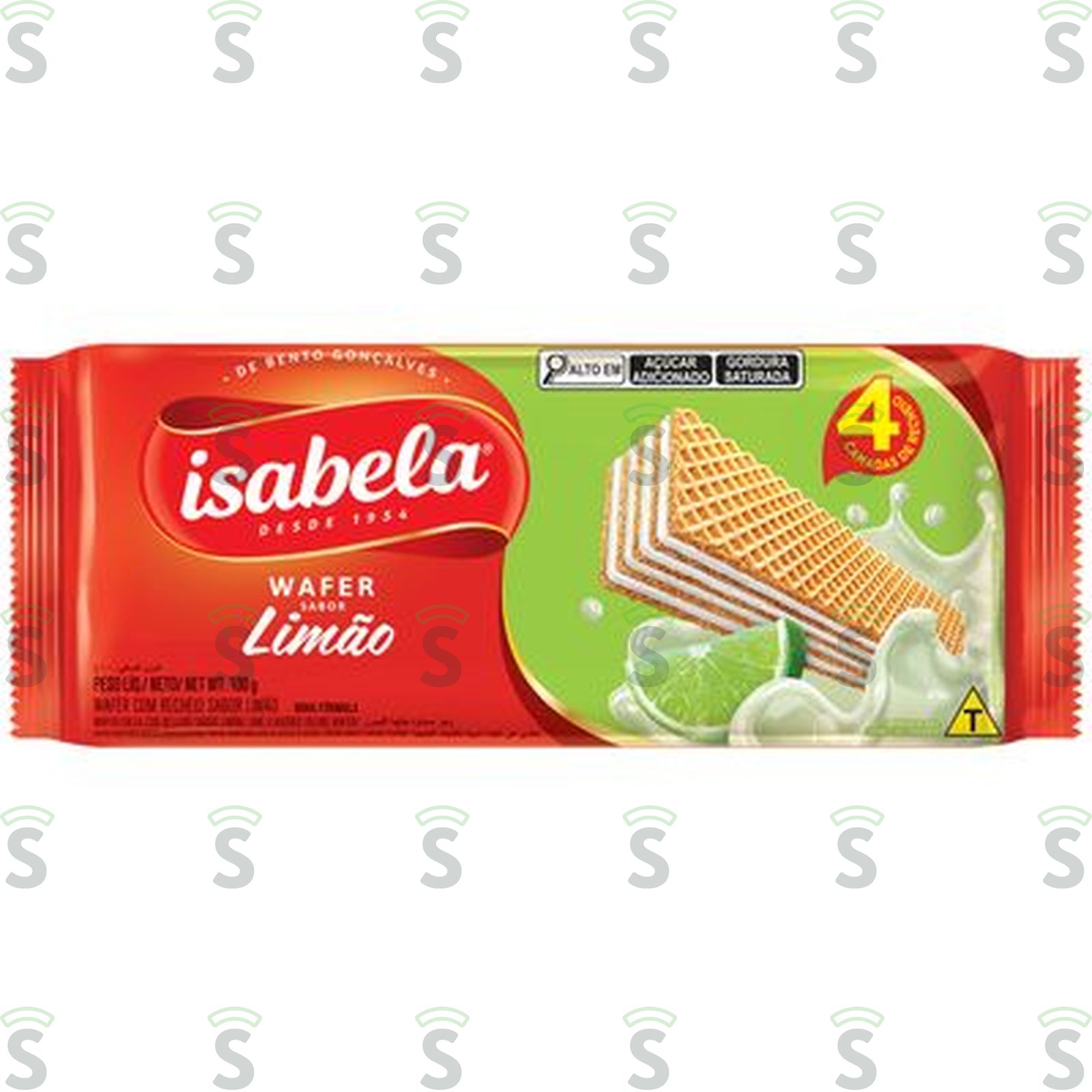 Biscoito Wafer Isabela Limão 100G