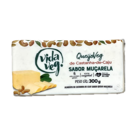 QueijoVeg Muçarela de Castanha de Caju 300g
