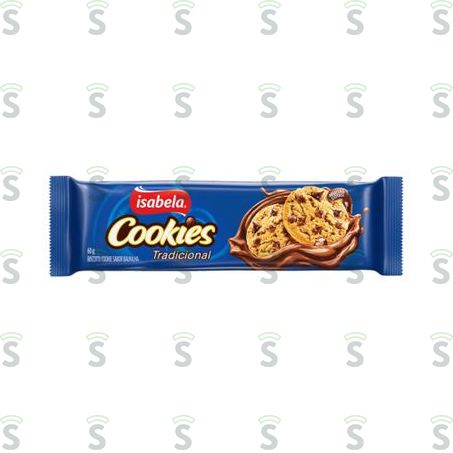  Biscoito Cookie Tradicional Isabela Pacote 80g