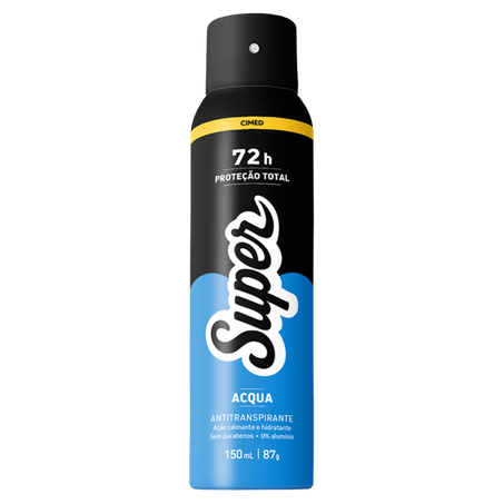 Desodorante Super Men Acqua Aerossol 150ml 
 