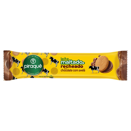 Biscoito Piraquê 85g - Chocolate com Avelã