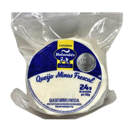 Queijo minas frescal holandês - aproximadamente 300g