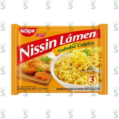  Macarrão Instantâneo Nissin Lámen Galinha Caipira 85g
